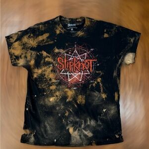 Slipknot Black and Tan Graphic T-Shirt
